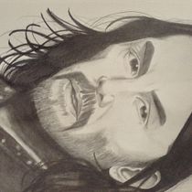 Mi Proyecto del curso: Retrato realista con lápiz de grafito. Pencil Drawing project by lucia velaquez - 07.24.2020