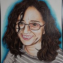 Retrato Lápices de colores. Portrait Drawing project by JUAN RAMÓN PADILLA AGUILAR - 08.04.2020