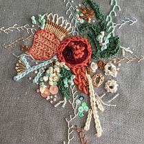 Mi Proyecto del curso: Técnicas avanzadas de bordado: puntadas y composiciones con volumen. Un projet de Broderie de Elisa Marqués Novo - 02.08.2020