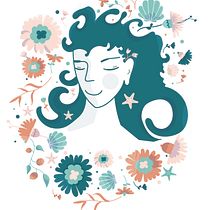 Mi Proyecto del curso: Retrato ilustrado con elementos botánicos. Un proyecto de Ilustración botánica de Lucila Giannetti - 02.08.2020
