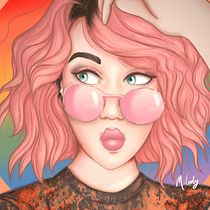 My project in Female Character Portraits in Procreate course. Projekt z dziedziny Projektowanie postaci użytkownika Melody Lynn - 03.08.2020