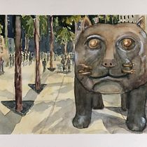 My project in Urban Landscapes in Watercolor course. Een project van Aquarelschilderen van Donna Rees - 03.08.2020