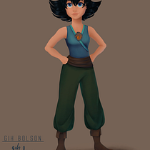 Meu projeto do curso: Pintura digital de personagens: ilustre com luz e cor. Desenho digital projeto de Giovana Bolson - 03.08.2020