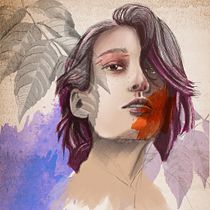 Mi Proyecto del curso: Retrato ilustrado con Procreate. Digital Drawing, and Traditional illustration project by marietagl66 - 08.04.2020