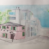 My project in Architectural Sketching with Watercolor and Ink course. Esboçado projeto de yadira21077 - 04.08.2020