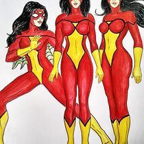 Mi Proyecto del curso: Diseño de personajes femeninos para cómics. Drawing, Pencil Drawing, Figure Drawing, and Portrait Drawing project by Milagro Chuquiyanqui - 08.03.2020