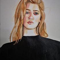 Mi Proyecto del curso: Retrato en acuarela a partir de una fotografía. Portrait Drawing, and Watercolor Painting project by raquel.pg77 - 08.03.2020
