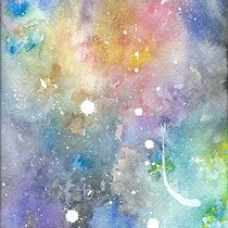 Mi Proyecto del curso: Galaxia. Un progetto di Pittura ad acquerello di Margarita Palazuelos - 05.08.2020