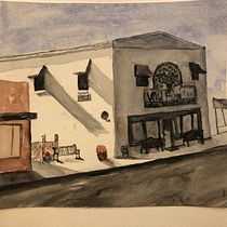 My project in Architectural Sketching with Watercolor and Ink course. Pintura em aquarela projeto de j_pedro1 - 04.08.2020