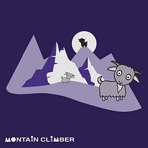 Montain Climbers. Vector Illustration project by Victor Heder - 08.01.2020