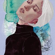 Mi Proyecto del curso: Retrato ilustrado con Procreate. Traditional illustration project by Lorena Morales Alcaide - 08.04.2020