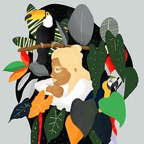 Meu projeto do curso: Ilustração flat com Photoshop. Br, ing, Identit, Traditional illustration, Botanical Illustration, and Digital Illustration project by Matagal Design Group - 08.04.2020