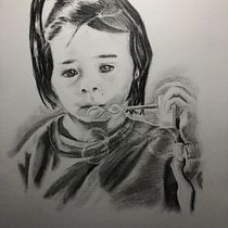 Mi Proyecto del curso: Retrato realista con lápiz de grafito. Desenho a lápis projeto de Brian Quiñonez - 04.08.2020