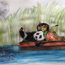 Mi Proyecto del curso: La Familia Mapogo. Children's Illustration project by Fausto Alexis Gálvez Ponce - 08.04.2020