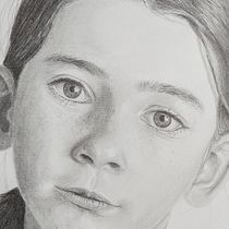 Mi Proyecto del curso: Retrato realista con lápiz de grafito. Portrait Drawing project by arquiteca - 10.15.2020