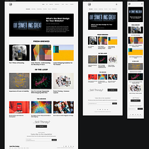 Mi Proyecto del curso: Conceptos de la tipografía para pantallas . Editorial Design, Web Design, T, and pograph project by jose diaz - 08.05.2020