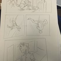 Mi Proyecto del curso: Dibujo a lápiz para cómics de superhéroes. Comic, Desenho, e Desenho a lápis projeto de Eleazar Castro - 05.08.2020