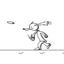 My project in Introduction to Traditional Animation with Photoshop course // Dog (?) launch a Ball . Un projet de Animation 2D de thierry - 05.08.2020
