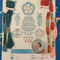 Mi Proyecto del curso: Teoría del color para proyectos textiles. Un progetto di Ricamo di Paz Pérez - 05.08.2020
