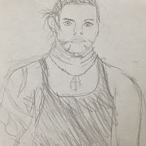Mi proyecto final, foto de Jeff Hardy. Character Design project by liamdelaisla537 - 08.05.2020