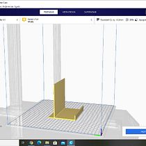 Mi Proyecto del curso: Introducción al diseño e impresión en 3D - Soporte para tanques de impresora externos. 3D Design projeto de Kevin Neuta - 06.08.2020