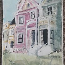 My project in Architectural Sketching with Watercolor and Ink course. Pintura em aquarela projeto de delorenzo - 06.08.2020