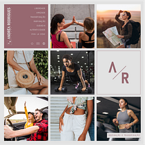 Projeto para loja de roupas Fitness e Casual no Brasil ( Nome da Loja Andréa Rodrigues ). Un proyecto de Br, ing e Identidad y Diseño de Roberto Dias - 06.08.2020