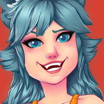  Female Character Portraits - Wolf Girl . Digital Illustration, and Character Design project by alexwojo25 - 08.06.2020