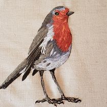 Meu projeto do curso: Pintar com linha: técnicas de ilustração têxtil. Embroider, and Traditional illustration project by lidiakirst - 08.05.2020