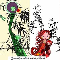 Mi Proyecto del curso: Fábrica de personajes ilustrados - las cuatro nobles niñas pintoras. Character Design, and Traditional illustration project by Ina Georgescu - 08.06.2020