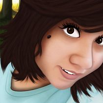 Una hermosa sonrisa bajo un lindo atardecer. Digital Drawing, Design, Traditional illustration, and Digital Illustration project by Jorge Andrés Pedraza Jimenez - 09.05.2020