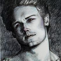 My portrait project in Chiaroscuro Creative Portrait with Pencils course - a male portrait. Un projet de Illustration traditionnelle de Fabiola Bonghi - 07.08.2020