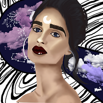 My project in Digital Fantasy Portraits with Photoshop course. Concept Art projeto de Mrudula Isaac - 07.08.2020
