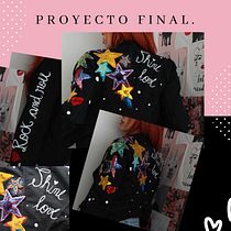 Mi Proyecto del curso: Diseño de moda: pintura y bordado sobre prendas. Criatividade projeto de Samy Arroyo - 07.08.2020