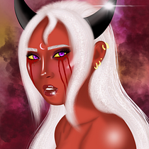 My project in Female Character Portraits in Procreate course. 3D project by Bianca - 08.08.2020