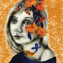 Mi Proyecto del curso: Retrato con lápiz, técnicas de color y Photoshop. Projekt z dziedziny R i sunek ołówkiem użytkownika demarianhilos - 08.08.2020