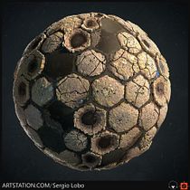 Mi Proyecto del curso: Introducción a la creación de texturas con Substance Designer. Un projet de 3D, Conception 3D, Modélisation 3D , et Jeux vidéo de sergio_lobo_rdg - 08.08.2020