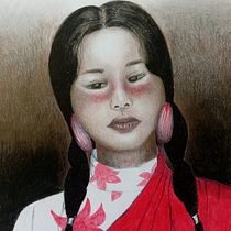 My project in Chiaroscuro Creative Portrait with Pencils course. Un projet de Illustration traditionnelle, Dessin au cra , et on de elena_zanfanti - 08.08.2020