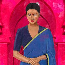 Indian actress. Desenho digital projeto de Yug Patel - 09.08.2020