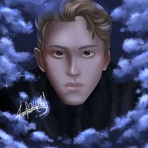 Meu projeto do curso: Retrato digital no Photoshop com um toque de fantasia. Digital Drawing, and Traditional illustration project by Luísa Dela Flora - 08.09.2020