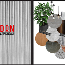  Mi Proyecto del curso: Diseño de interiores para restaurantes | DoN Steak House |. Projekt z dziedziny Architektura wnętrz użytkownika SARAH TIO - 09.08.2020