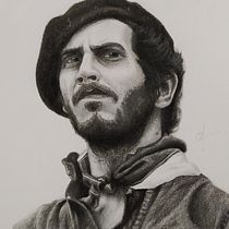 Mi Proyecto del curso: Retrato realista con lápiz de grafito pizarro. Desenho a lápis, Desenho anatômico, e Desenho de retrato projeto de www_mr_cossio - 09.08.2020
