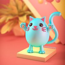 Mi Proyecto del curso: Introducción exprés al 3D: de cero a render con Cinema 4D. Un progetto di 3D, Progettazione 3D, Design di poster , Character design 3D e Modellazione 3D di tuli pen - 25.04.2020