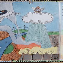 Rabo de Nube. Traditional illustration project by Gustavo Anselmo - 10.16.2020