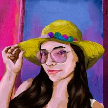 Mi Proyecto del curso: Retratos pictóricos con técnicas digitales. Ilustração digital projeto de Mauricio Muñoz - 10.08.2020