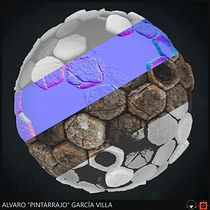 Mi Proyecto del curso: Introducción a la creación de texturas con Substance Designer. Un projet de 3D, Architecture, Développement de jeux vidéo, Conception 3D, Conception de jeux vidéo , et Jeux vidéo de Álvaro García Villa - 10.08.2020