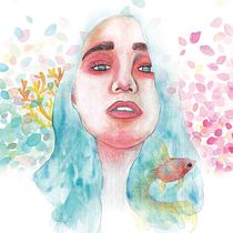 Mi Proyecto del curso: Retrato ilustrado en acuarela. Un proyecto de Dibujo a lápiz, Dibujo artístico y Dibujo de Retrato de Wendy Meza - 15.05.2020