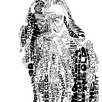 My project in Hand-Drawn Typographic Portrait course. Traditional illustration, T, and pograph project by karenworrallmobile - 08.10.2020