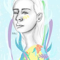 Mi Proyecto del curso: Retrato con lápiz, técnicas de color y Photoshop Ein Projekt aus dem Bereich Bleistiftzeichnung und Traditionelle Illustration von Andrés Caro - 09.10.2020