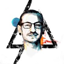 Chester Bennington. Ilustração digital projeto de Alfonso Miranda F - 10.08.2020